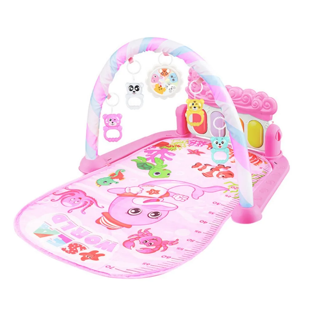 Baby Piano Play Gym – Musical Activity Mat with Fitness Rack (0-18 Months)