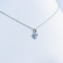 Diamond Love Pendant Necklace Fresh Clavicle Chain For Women's
