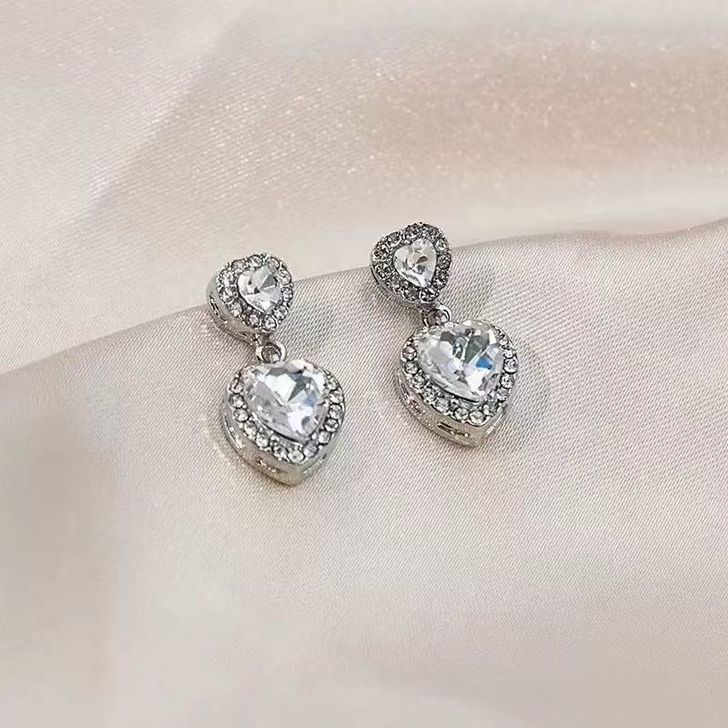American silver Plating zircon earrings - Image 6