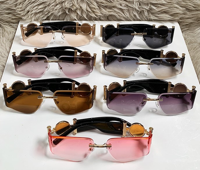 New Frameless Fashion Curved Sunglasses - Image 2